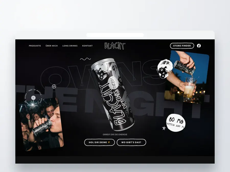 Website von Blacky
