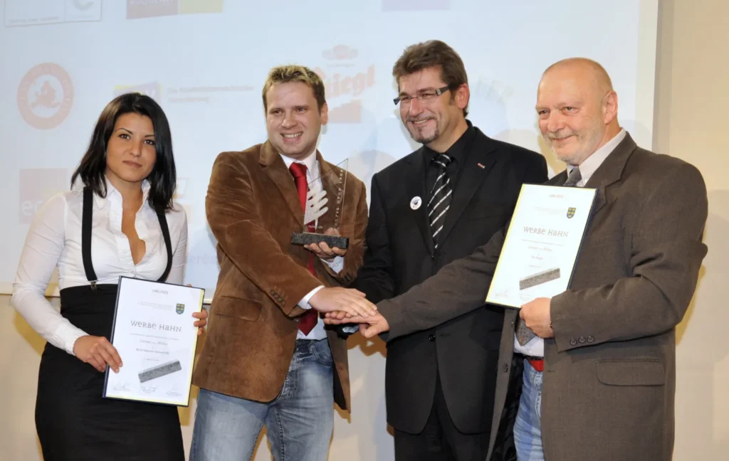 NÖ Werbepreis 2009: Life Design mit dem Werbehahn ausgezeichnet