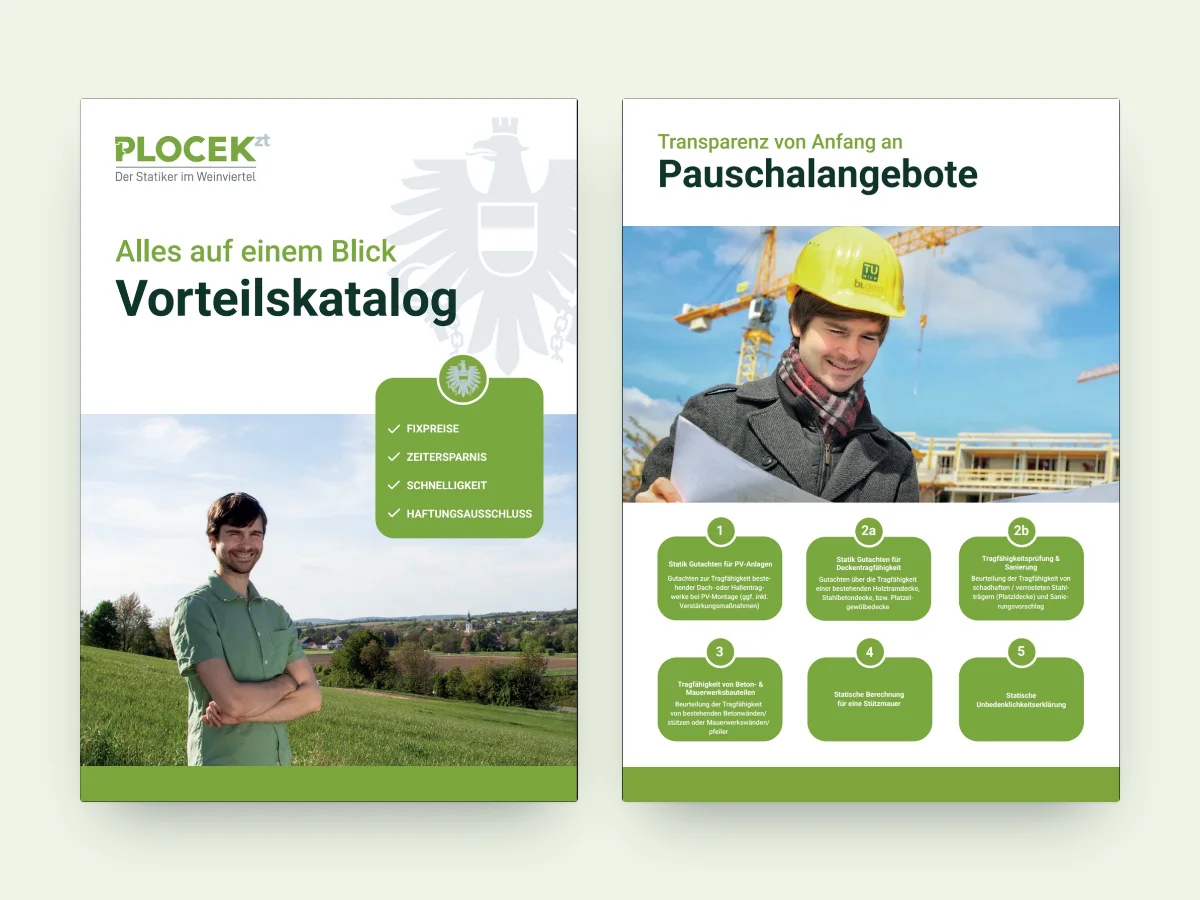 Plocek Statik · Vorteilskatalog