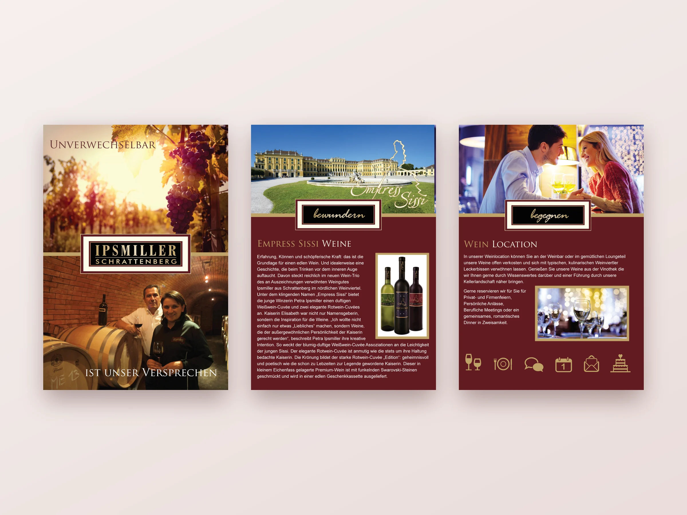 Weingut Ipsmiller · Folder
