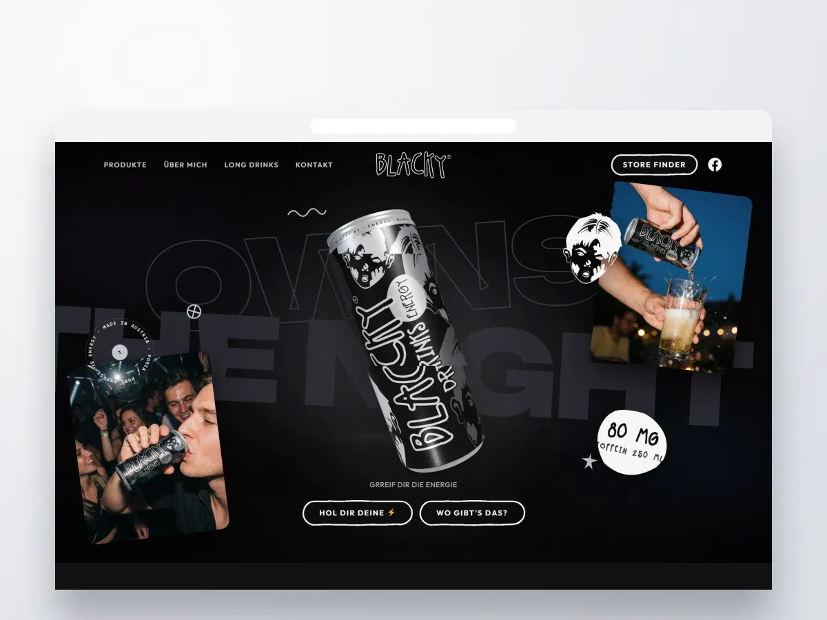 Website von Blacky