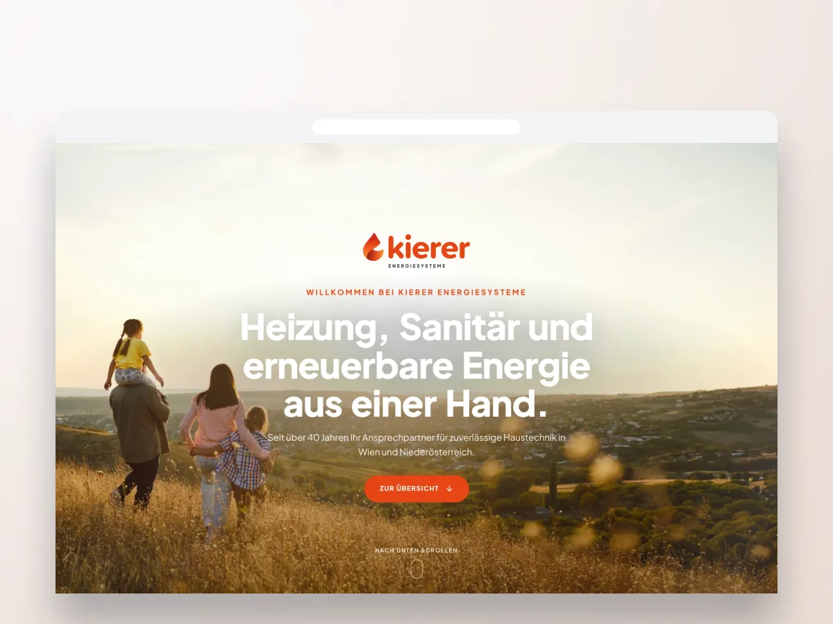 Website von Kierer Energiesysteme