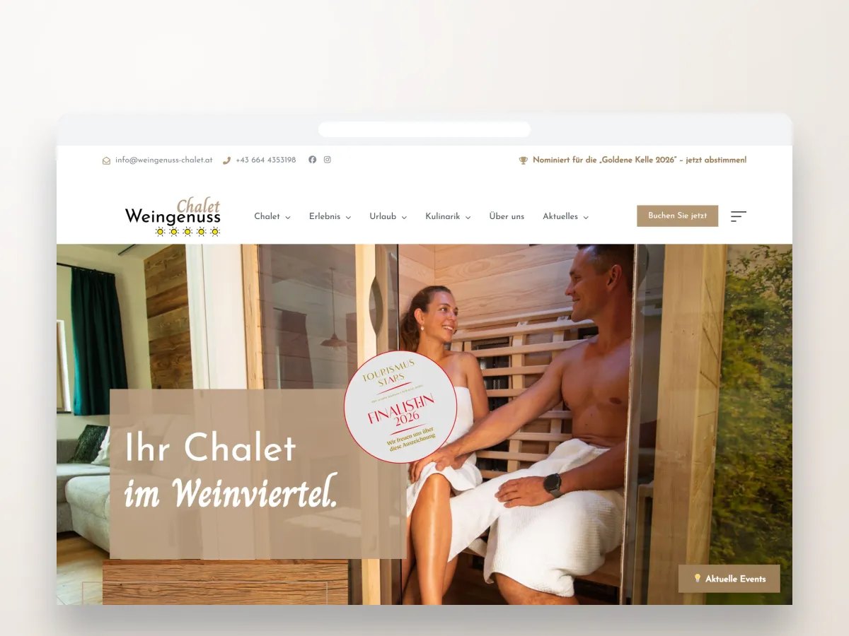 Weingenuss Chalet